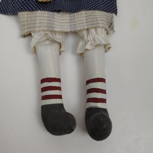 OOAK 1999 “Mary Sunshine” by Dianne Adam – Signed Handmade Folk Art Doll 22" - Picture 9 of 14